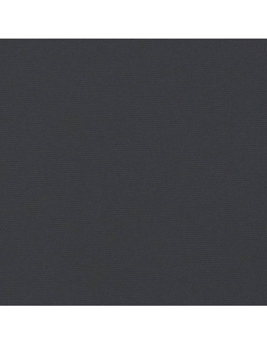 Cuscino per Panca Nero 110x50x7 cm in Tessuto Oxford