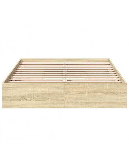 Giroletto Cassetti Rovere Sonoma 135x190 cm Legno Multistrato