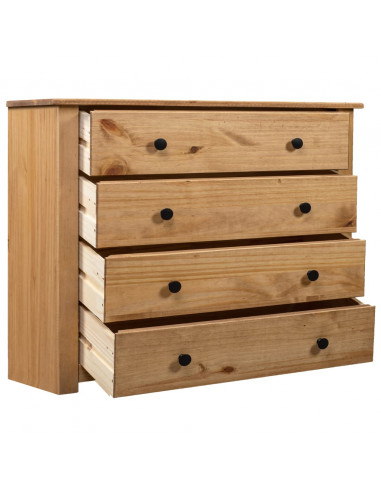 Armadietto 80x40x73 cm in Legno di Pino Modello Panama