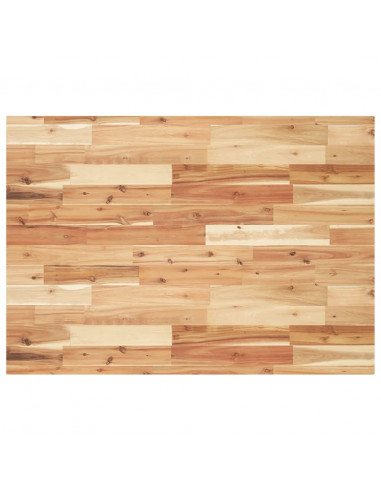 Piano Scrivania a Olio 100x70x4 cm Legno Massello Acacia