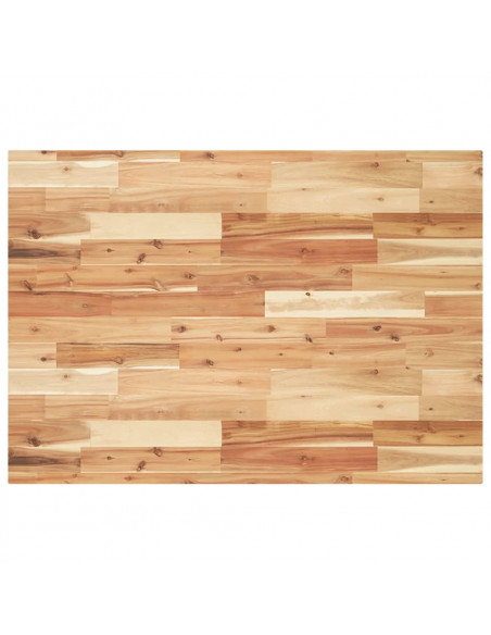 Piano Scrivania a Olio 100x70x4 cm Legno Massello Acacia