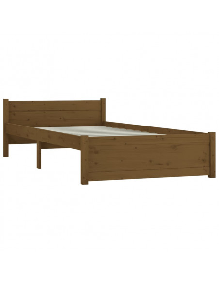 Giroletto Miele in Legno Massello 90x190 cm Single