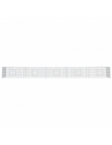 Conigliera con 5 Pannelli 541x109x54 cm Ferro Zincato