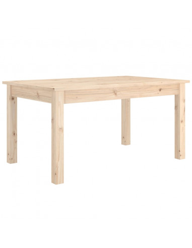 Tavolino da Salotto 80x50x40 cm Legno Massello di Pino