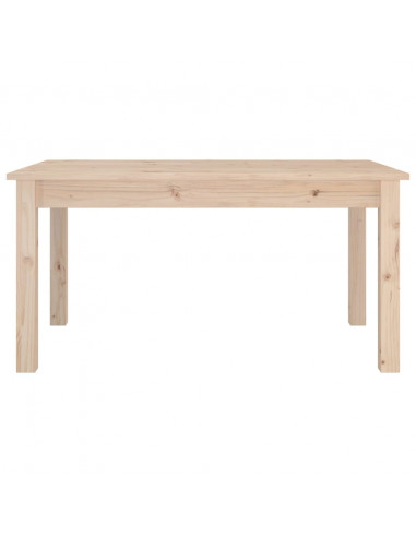 Tavolino da Salotto 80x50x40 cm Legno Massello di Pino