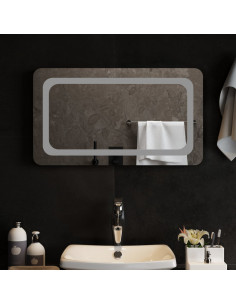 Specchio da Bagno con Luci LED 70x40 cm 2