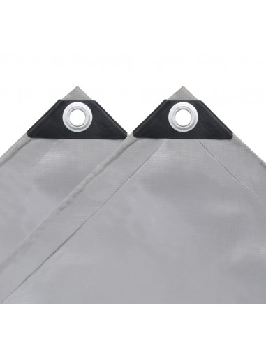 Telone 650 g/m² 4x4 m Grigio