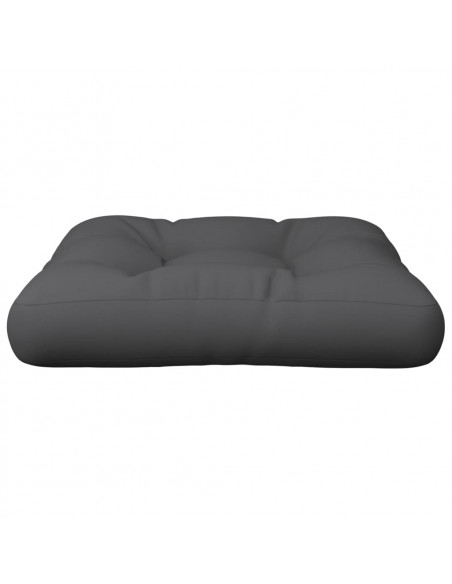 Cuscino per Pallet Antracite 58x58x10 cm in Tessuto