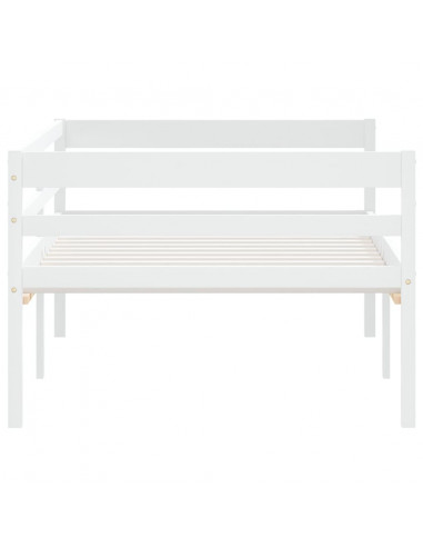 Giroletto Bianco in Legno Massello di Pino 90x200 cm