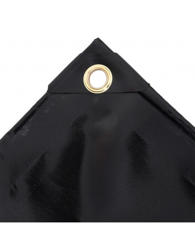 Telone 650 g/m² 3,5x5 m Nero