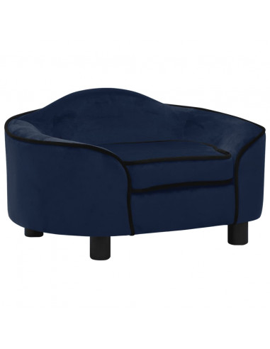 Divano per Cani Blu 67x47x36 cm in Peluche