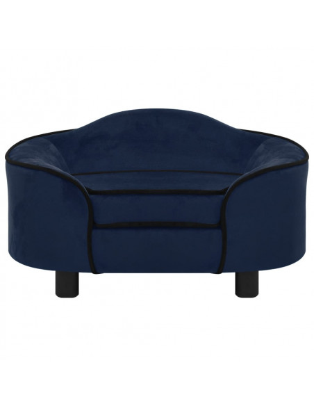 Divano per Cani Blu 67x47x36 cm in Peluche