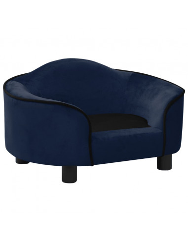 Divano per Cani Blu 67x47x36 cm in Peluche