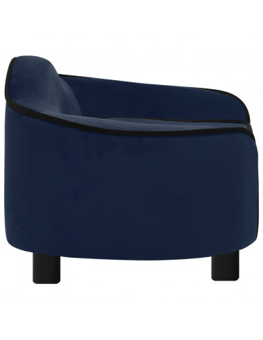 Divano per Cani Blu 67x47x36 cm in Peluche