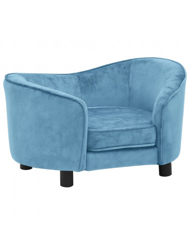 Divano per Cani Turchese 69x49x40 cm in Peluche