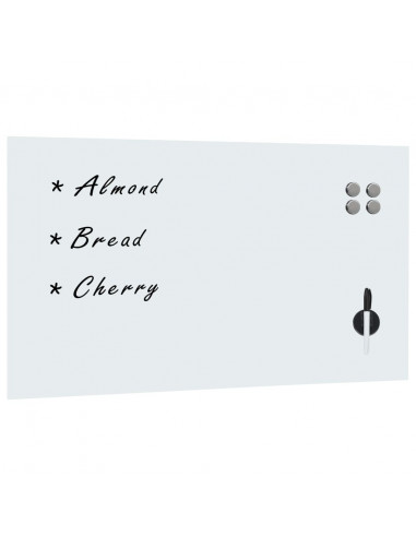 Lavagna Magnetica a Parete in Vetro 120x60 cm