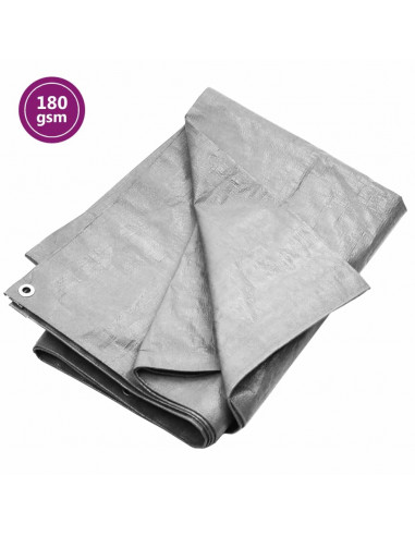 Telone 180 g/m² 3x4 m Grigio HDPE