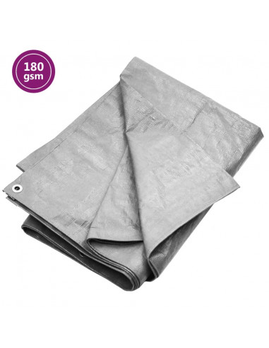 Telone 180 g/m² 3x5 m Grigio HDPE