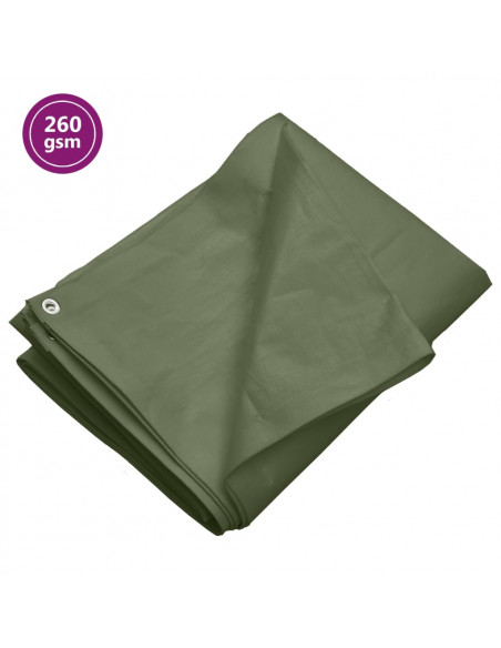 Telone 260 g/m² 3x4 m Verde HDPE