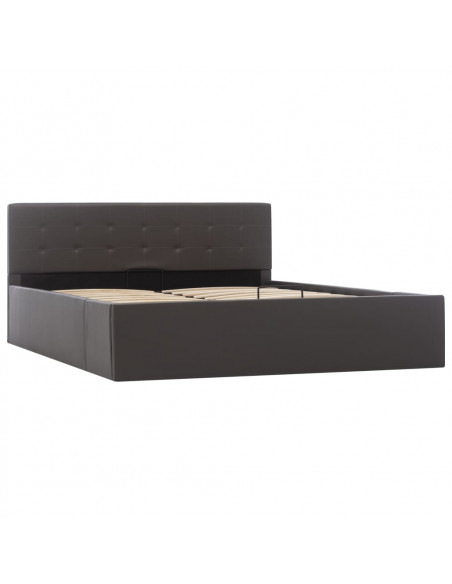 Giroletto Contenitore Idraulico Grigio Similpelle 140x200cm