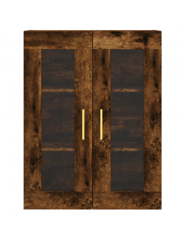 Mobile a Parete Rovere Fumo 69,5x34x90 cm