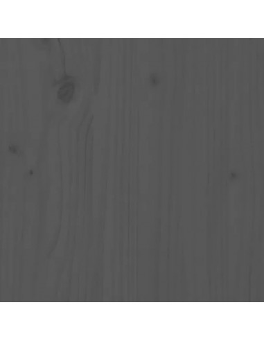 Armadietto Miele Grigio 100x40x90 cm in Legno Massello di Pino