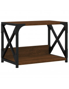 Supporto Stampante 2Piani Rovere Marrone 44x26x31,5 Multistrato 2