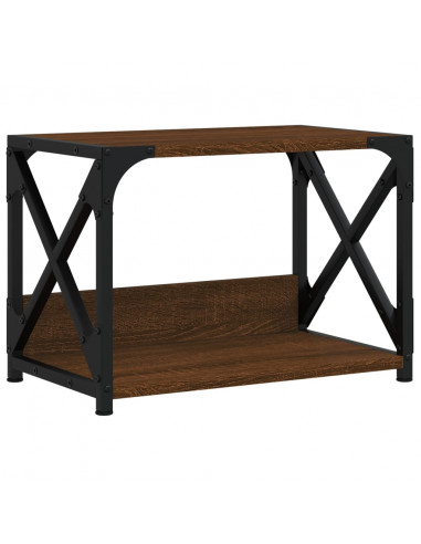 Supporto Stampante 2Piani Rovere Marrone 44x26x31,5 Multistrato