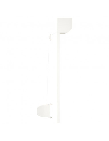 Tapparella Avvolgibile in Alluminio 100x100 cm Bianca