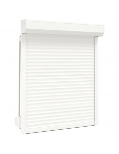 Tapparella Avvolgibile in Alluminio 100x120 cm Bianca 2