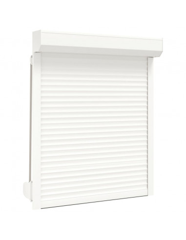 Tapparella Avvolgibile in Alluminio 100x120 cm Bianca