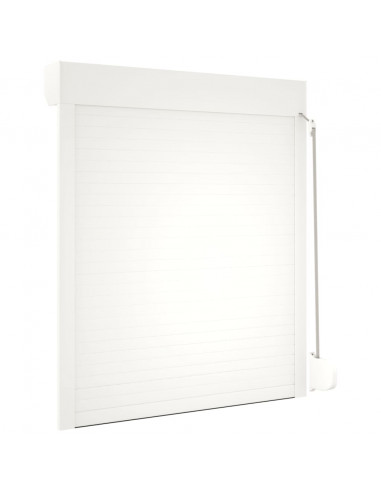 Tapparella Avvolgibile in Alluminio 100x120 cm Bianca