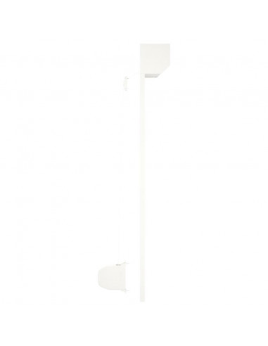 Tapparella Avvolgibile in Alluminio 100x130 cm Bianca