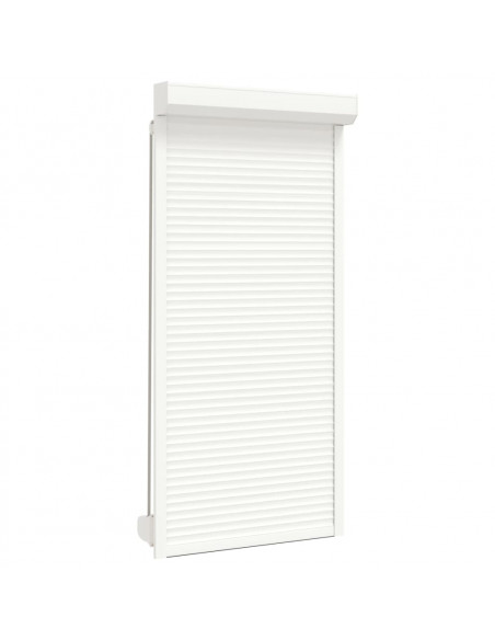 Tapparella Avvolgibile in Alluminio 100x210 cm Bianca