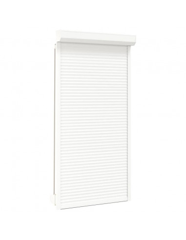 Tapparella Avvolgibile in Alluminio 110x220 cm Bianca