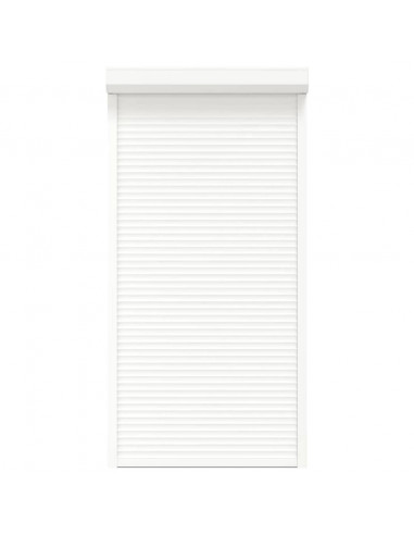 Tapparella Avvolgibile in Alluminio 110x220 cm Bianca