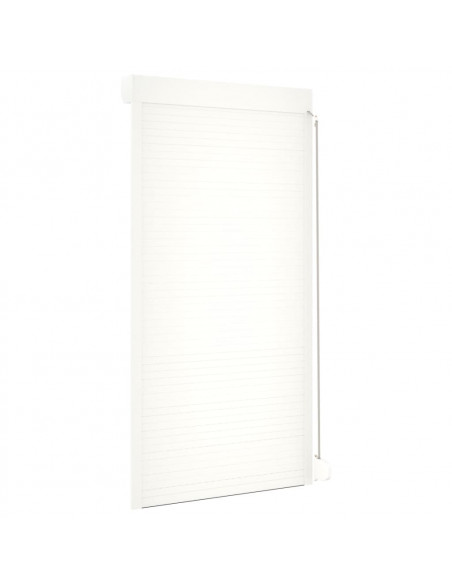 Tapparella Avvolgibile in Alluminio 110x220 cm Bianca