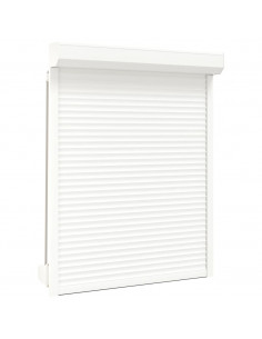 Tapparella Avvolgibile in Alluminio 120x150 cm Bianca 2