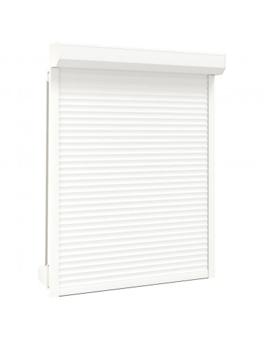 Tapparella Avvolgibile in Alluminio 120x150 cm Bianca