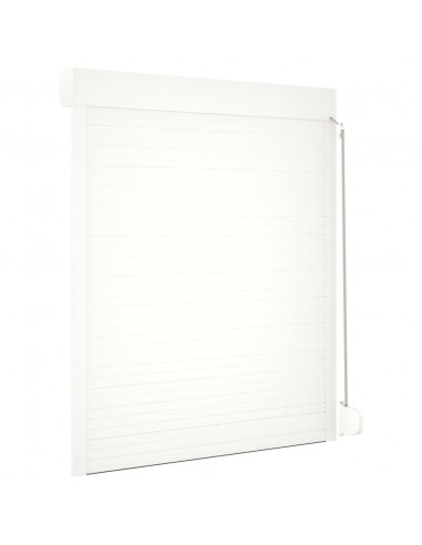 Tapparella Avvolgibile in Alluminio 120x150 cm Bianca