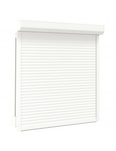 Tapparella Avvolgibile in Alluminio 130x140 cm Bianca 2