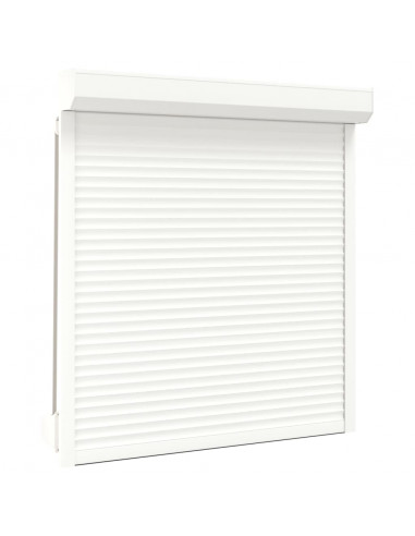 Tapparella Avvolgibile in Alluminio 130x140 cm Bianca