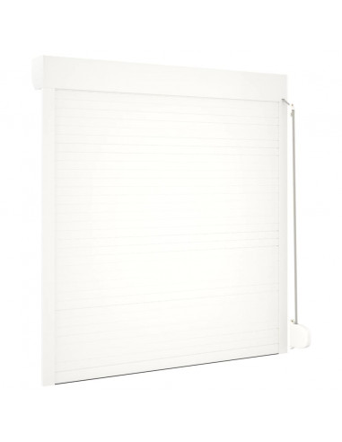 Tapparella Avvolgibile in Alluminio 130x140 cm Bianca