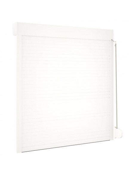 Tapparella Avvolgibile in Alluminio 130x140 cm Bianca