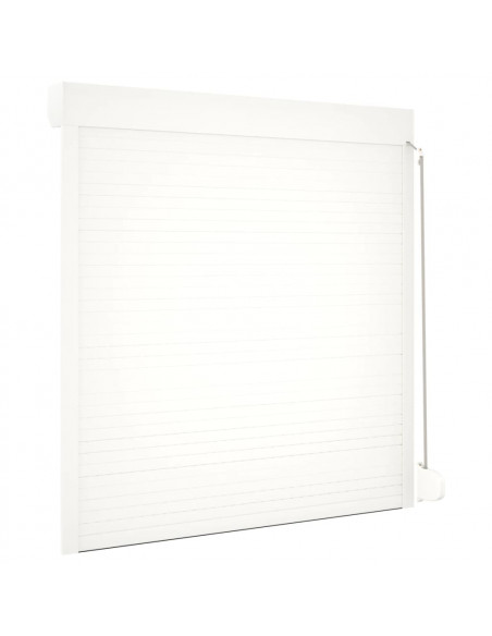 Tapparella Avvolgibile in Alluminio 140x150 cm Bianca