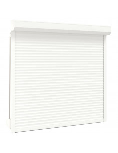 Tapparella Avvolgibile in Alluminio 160x150 cm Bianca 2