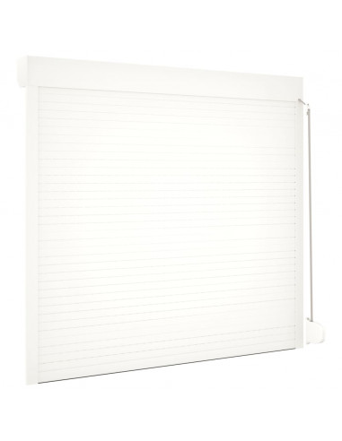 Tapparella Avvolgibile in Alluminio 160x150 cm Bianca