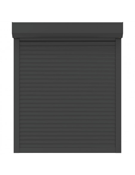 Tapparella Avvolgibile in Alluminio 100x120 cm Antracite