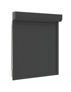 Tapparella Avvolgibile in Alluminio 100x130 cm Antracite 2