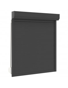 Tapparella Avvolgibile in Alluminio 110x130 cm Antracite 2